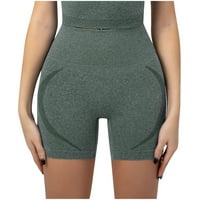 Lolmot Womens Atletski kratke hlače Tummy Control Beamble Scrounch Work Works Yoga kratke hlače Visoka