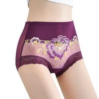 Felwors Women Dame Flower Stretch Vez Vez visoke struk čipke Bikini Soft Gaćies Gaćica Donje rublje