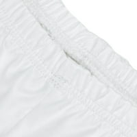 Modne atletske kratke hlače za žene Bijeli majčin dan plus veličina srednje struka čipke vruće elastične sportske pantalone kovčega Ljetni atletski kratke hlače