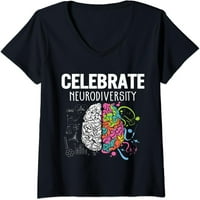 Žene slave majicu neurodiverziteta poklon posada majica za zabavu