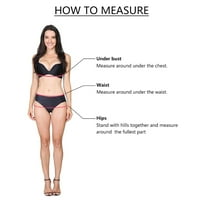 OAVQHLG3B bikini setovi za žene, ženski novi visoki struk čvrsti ubod u boji Split plivanje bikini kupaći