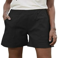 Cindysus ženska casual široka noga mini pant dame labave kratke vruće hlače Bermuda Holiday Boho Hawaii