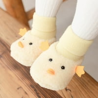 Dječje cipele Veličina za mjesec mjeseci zimske djece i non klizanje ravnih čarapa plišano toplo čvrsta
