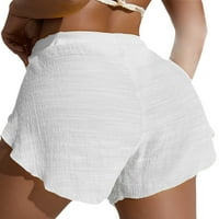 Avamo dame kratke vruće hlače elastični struk mini pant čipka u obliku dna žene Havaji ljetni kratke
