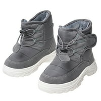 Čizme entyinea za dječake Djevojke bočne patentne patentne patentne patentne patentne patentne dne, cipele za neklizajuce sive 23