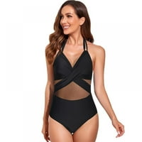Potpuno pokrivanje One Tummy Controls za žene - Ležerne prilike udobne kupaće kostime Atletski trening kupaći kostim S-XXL