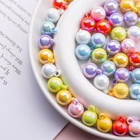 Kisor okrugle šarene perle mješovite boje akrilnih obrtnih perlica za nakit ogrlice narukvica Naušnice Napravite, u # zelena