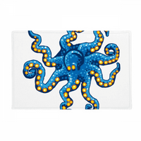 Plava hobotnica morskog života crtani uzorak uzorak prizemna mat ne kliznuto tlo kupatilo crtica za prostirke vrata