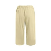 Ženske pantalone ispod $ Trendovi Žene Ljeto Ležerne prilike Labavice Elastične struke Solid pantalone