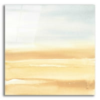 Epic Art 'Ocher Sands I' Chris Paschke, Akrilna stakla Zidna Art, 12 x12