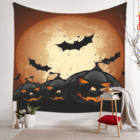 Halloween Dekorativna tapiserija, sretan pozadinski tapise za Noć vještica, za dnevnu sobu spavaća soba spavaonica, # 092