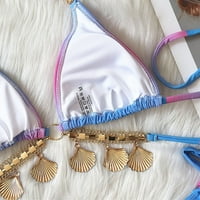 Ženski kupaći kostimi za čišćenje prodaje Ženski modni gradijent Soild bikini set kupaći kostim Dvije
