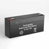 Baterijskiguy Diamoc DM6-3. Zamjena 6V 3.0Ah baterija - baterijski premaz brend ekvivalent