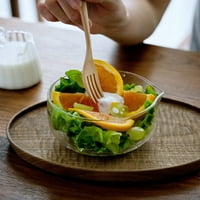 Staklena posuda Prozirni pribor za pečenje voćnog pečenja, biljna posuda sa salatom sa salatom, 11.8oz