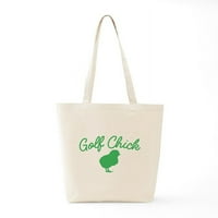 Cafepress - Golf Chick Tote tote - prirodna platna torba, Torba za platno