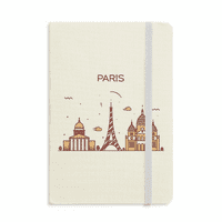 Pariz francuski stan uzorak uzorka notebook službeni tkanini Tvrdi pokrivač klasičnog dnevnika časopisa