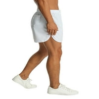 Franhais Muške kratke hlače za suhe sportske kratke hlače, čvrsti pojas u boji elastične struke Udaljene