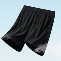 Muške atletske kratke hlače Elastični struk Čvrsta boja za crtanje brze suhe teretane vježbanje trčanja