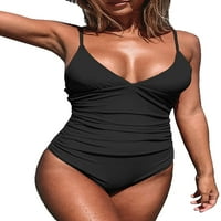 Ženski jedno kupaći kostimi Tummy Control V izrez kupaći odijela