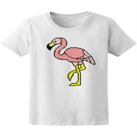 Slatka flamingo u pikselu Art Majica Žene -Image by Shutterstock, Ženska velika