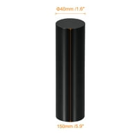 Uxcell Black akrilni zvučni cilindrični ekran