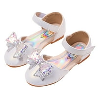 ZTTD Girls Baby Princess Cipele Star Sequin Rhinestone Luk Sandale Plesne cipele Pearl Bling Cipele Single Kids Cipele
