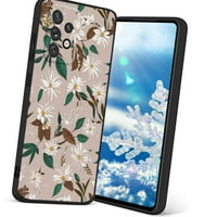 Plavo-cvjetni-william-morris-stil-leptiri-botanički-modeli i futrola za telefon za Samsung Galaxy a