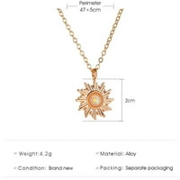 MidsumDr ogrlice za žene Modni novi Opal Mala ogrlica za sunčanje Elegantni temperament Clavicle naziv