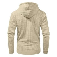 Muški džepni patentni zatvarač Pulover dugih rukava Sportski duksel Casual dukseri Classic Hoodie Jesen i zima