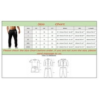 Muške hlače modna casual trenira jogging trčanje ispisan džepni džep čipke hlače velike veličine hlače na vanjsku odjeću