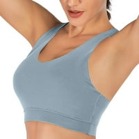 Levmjia Sports Bras za žene Plus veličine Women Yoga SOLID bez rukava Hladne ležerne rezervoare za bluze za intimne