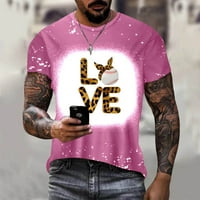 Tking modne muške majice Nova tiskana majica Muška ležerna kratka rukavska odjeća ulica Hip-hop 3D tiskane