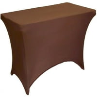 Čokoladni nogasti Strite Spande stol za stolove za bankete