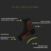 Tenjioio zimske čarape za zaštitu peta za zaštitu peta ublažavaju i sprečavaju trkačku nelagodu i bol