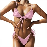 Bikini visokog struka bikini bez leđih komični komionici za trbuh za žene plus veličine kupaći kostim