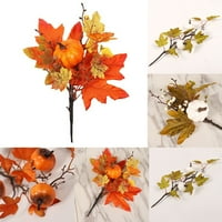 MDuoduo Artificial Maple Listovi Mini Brand Bundkin Decor lažni jesen ostavlja stabljike Biljke na otvorenom
