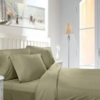 Kolekcija dubokog džepnog kreveta za postavljanje boja Sve veličine dostupne su, kadulja zelene boje