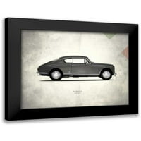 Rogan, Mark Black Moderni uokvireni muzej umjetnički print naslovljen - Lancia Aurelia-B20GT 1958