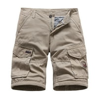 Booker muške hlače casual multi ravne čvrste boje vanjske kombinezone hlače za hlače džepne hlače