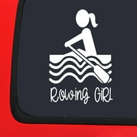 Auto naljepnica vesla djevojka vodna vesla sportska trkačka naljepnica naljepnica naljepnica automobila