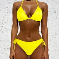 Ženski seksi kupaći kostimi žene dva push up set plus veličine kupaći kupaći kostim bikini