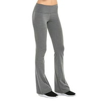 Kakina s ženskim joga hlačama čišćenje dame modne sport joge hlače Čvrsta srednja struka čvrste duge