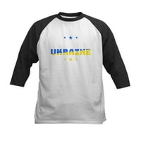 Cafepress - postolje sa Ukrajinom Podrška za zastavu WA bejzbol dres - Dječji pamučni bejzbol dres, majica s rukavima