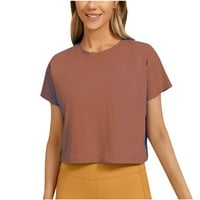 Zunfeo T majice za žene - pulover vrhove bez rukava bez rukava Svježe odabrane modne majice bluze Novi