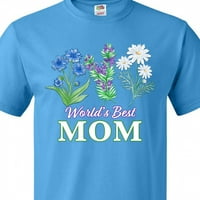 Inktastična najbolja mama na svijetu sa majicom Wildflowers