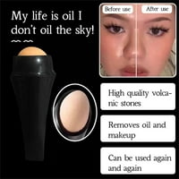 Tureclos kože lica apsorbiraju kuglični valjak za prirodno kameno lice za porej za porej Kontrola kozmetika spremnik za zaštitu kože
