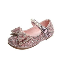 TODDLER Cipele Djevojke Ležerne cipele Rhinestone Sequin Bow Buckle Haljina cipele za ples cipele