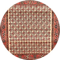 Ahgly Company u zatvorenom okruglom tradicionalnom crvenim perzijskim prostirkama, 4 '