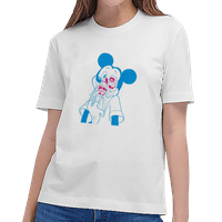 Cartoon Unise Mickey Mouse Slatka tiskana majica crtani vrhovi tinejdžeri za podudaranje porodične tanke košulje