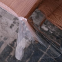 Quistrepon Početna Pročisti vinilni stolnjak zaštitnik vodootporno-neprozirno-očiste očisti plastični prozirni lim